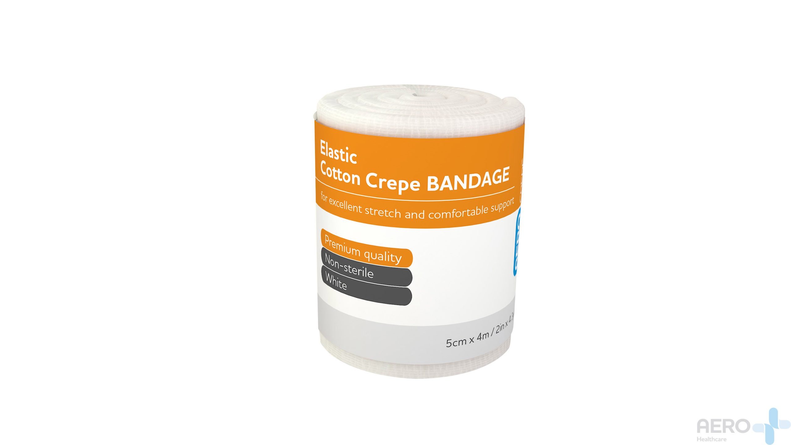 AEROCREPE Elastic Crepe Bandage 5cm x 4M - M1 Workwear & Safety Gympie